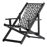 Espreguiçadeira Preguiçosa Dobrável Black Cb-triang Preto