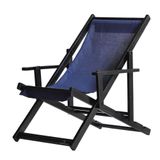 Espreguiçadeira Preguiçosa Dobrável Black Cb-azul Marinho