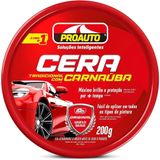 Cera Pasta Com Carnauba 200grs - Proauto Premium