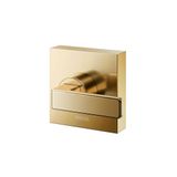 Acabamento Para Registro Docol Stillo 824143 Para Base Deca 1-2&quot;, 3-4&quot; E 1&quot; Ouro Polido