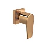 Acabamento Para Registro De Gaveta Deca Level 4900.gl26.pq.rd 1-2&quot;, 3-4&quot; E 1&quot; Red Gold