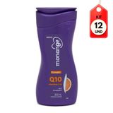 Kit C/12 Monange Leite Hidratante Q10 Pele Extrasseca 200ml