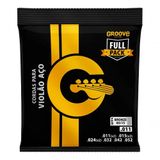 Jogo De Cordas P-violão Bronze 85-15 Groove 0.011&quot;-0.052&quot; Gfp4