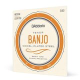 Encordoamento Banjo Tenor D Addario Nickel Plated Steel Ej63 [f035]