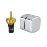 Acabamento Para Registro De Pressão Deca You 4916.c105.pq Quadrado 1-2&quot; E 3-4&quot; Cromado