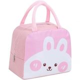 Bolsa Térmica Lancheira Infantil Unissex Porta Marmita Bichinhos Cor:rosa