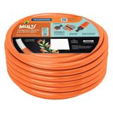 Mangueira Multi 1-2\&#39;\&#39; Laranja Em Pvc 3 Camadas 20mt Com Engates Rapidos E Esguicho - Tramontina