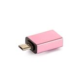 Adaptador Usb Android Com Função Otg - Rosa