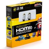 Cabo Hdmi 2.0 Flat Desmontável 4k, Ultra Hd, 3d - 40 Mt