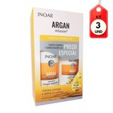 Kit C-03 Inoar Kit Argan Infusion Cachos Perfeitos Shampoo 500ml + Condicionador 250ml