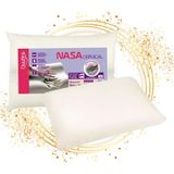 Kit 2 Travesseiros Nasa Cervical Duoflex Espuma Viscoelástica 50x70cm 12,5x7,5x11cm