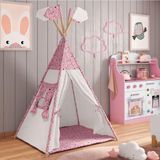 Cabana Tenda Infantil Casinha Móveis Estrela