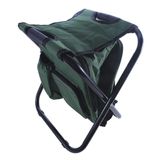 Cadeira Mochila Semi Termica Bolsa Banco Dobravel 2 Em 1 Acampamento Pesca Camping