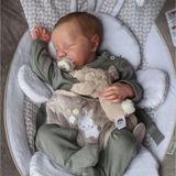 Bebe Rebornpo Menino Vinil Completo Lavável Dado Ou Dormindo