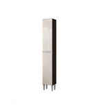 Paneleiro Aline Simples 2pts Chocolate/offwhite - Poquema