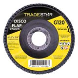 Disco Lixa De Desbaste Tipo Flap Cônico 4.1-2 Grão 120