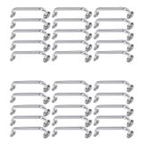 Alça De Apoio Barra Inox 50cm Kit 30 Unidades Idoso Acessibilidade Cadeirante Segurança Banheiro Box