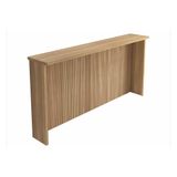 Bancada Ilha Cozinha Painel Gourmet Canelado 200cm Nature - Nesher