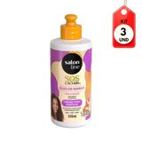 Kit C/03 Salon Line Manga Creme P/ Pentear 300ml