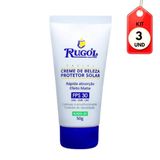 Kit C/03 Rugol Creme Facial C/ Fps30 Protetor Solar 50g