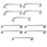 Alça De Apoio Barra 40cm 60cm Acessivel Kit 10 Uni Gestante Idoso Segurança Banheiro Box