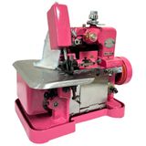 Máquina De Costura Portátil Overlock 150w Rosa Importway