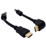 Cabo Hdmi-hdmi 90 Graus X-cell, Full Hd, C- Filtro, Emborrachado, 1.4v, 3m, Preto - Xc-hdmi-90-b