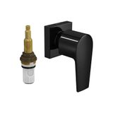 Acabamento Para Registro De Pressão Deca Level 4916.bl26.pq.no 1-2&quot; E 3-4&quot; Black Noir