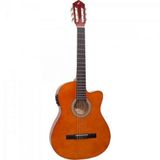 Violao Eletroacustico Flat Cutaway Nylon Nf-14 Natural Giannini