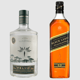 Velvo Botanic 800ml + Black Label Blended Scotch Whisky 1000ml