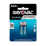 Pilha Alcalina Aaa2 Rayovac Cartela Com 02 Unidades [f108]