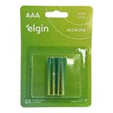 Pilha Elgin Alcalina 1 5v Aaa Com 2 82154