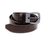 Cinco Casual Masculino Basico Liso Com Furos Ajustaveis E Fivela De Metal