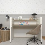 Escrivaninha / Mesa Infantil Com Regulagem De Altura Branco/geneve