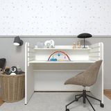 Escrivaninha / Mesa Infantil Com Regulagem De Altura Branco