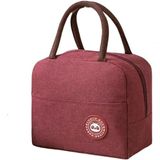 Bolsa Térmica Portátil Com Isolamento Térmico Marmita Viagem Cor:vermelho