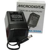 Fonte para Pedaleira Bivolt 9v 0,5a MA 9500 Microdigital