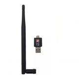 Antena Wifi Adaptador Wireless Usb 300mbps S Fio Lan B/g/n