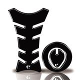 Kit Protetor Tanque Adesivo Moto Honda Preto Neutro Até 2016 Cor Preto