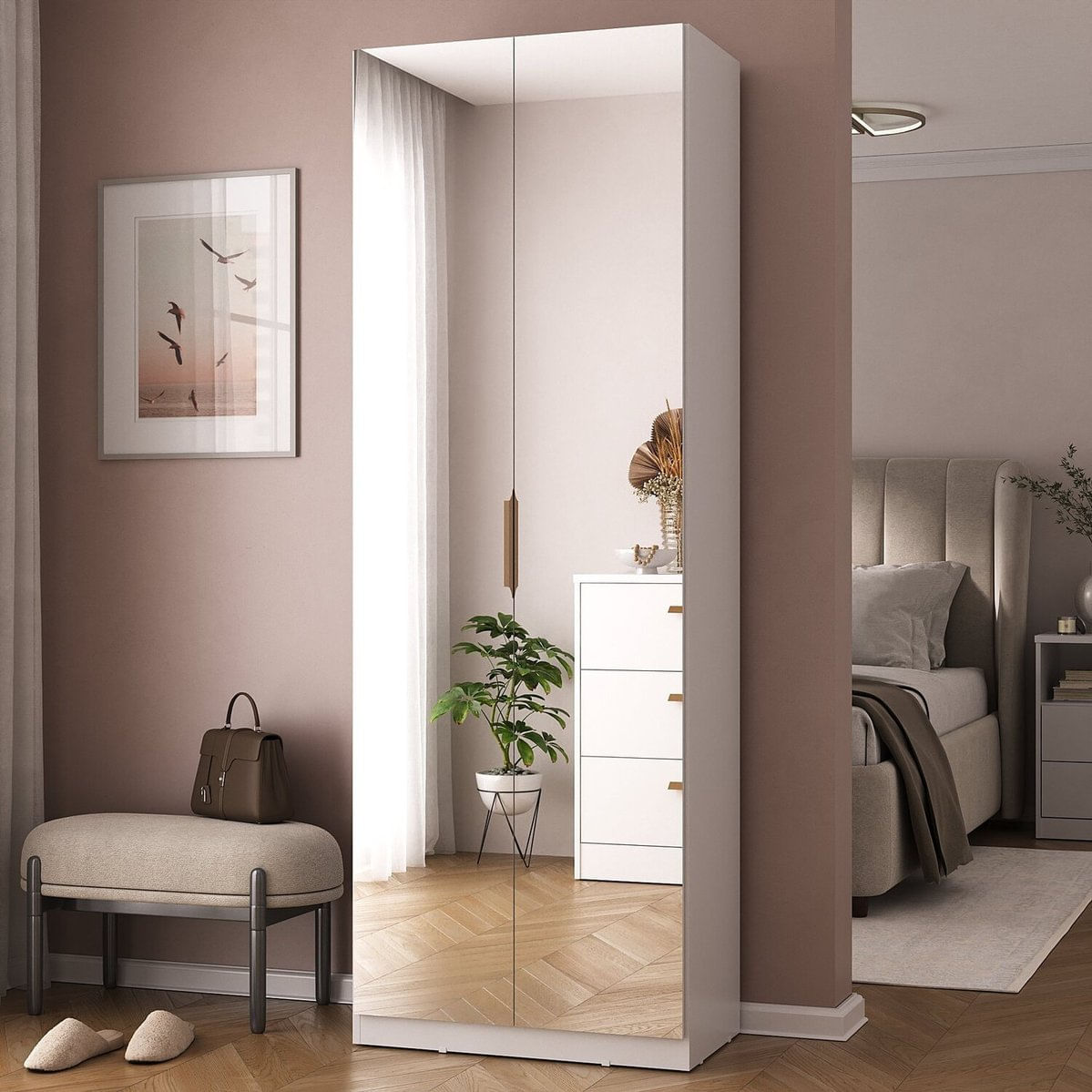 Sapateira Sublime 2 Portas 100% Mdf Branco