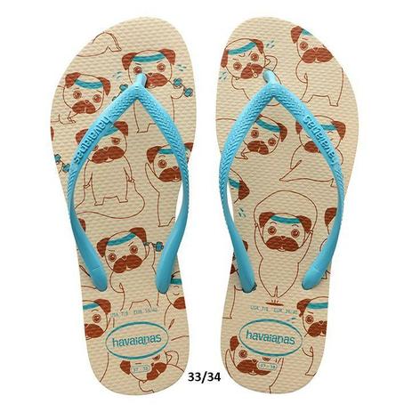 Chinelo Havaianas Pets Bege Palha - 27/28 (sku: 3254000000851 )