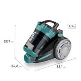 Aspirador de Pó Sem Saco Electrolux 1300W Smart com Filtro HEPA e Bocal para Estofado Azul (ABS03) 220V