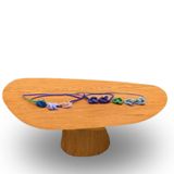 Mesa Oval Orgânica em Freijó 160x90cm