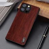 Capa Para Iphone 14 13 12 11 Pro Max Plus Bambu Madeira Pu Couro Brown Cap001 13 Pro