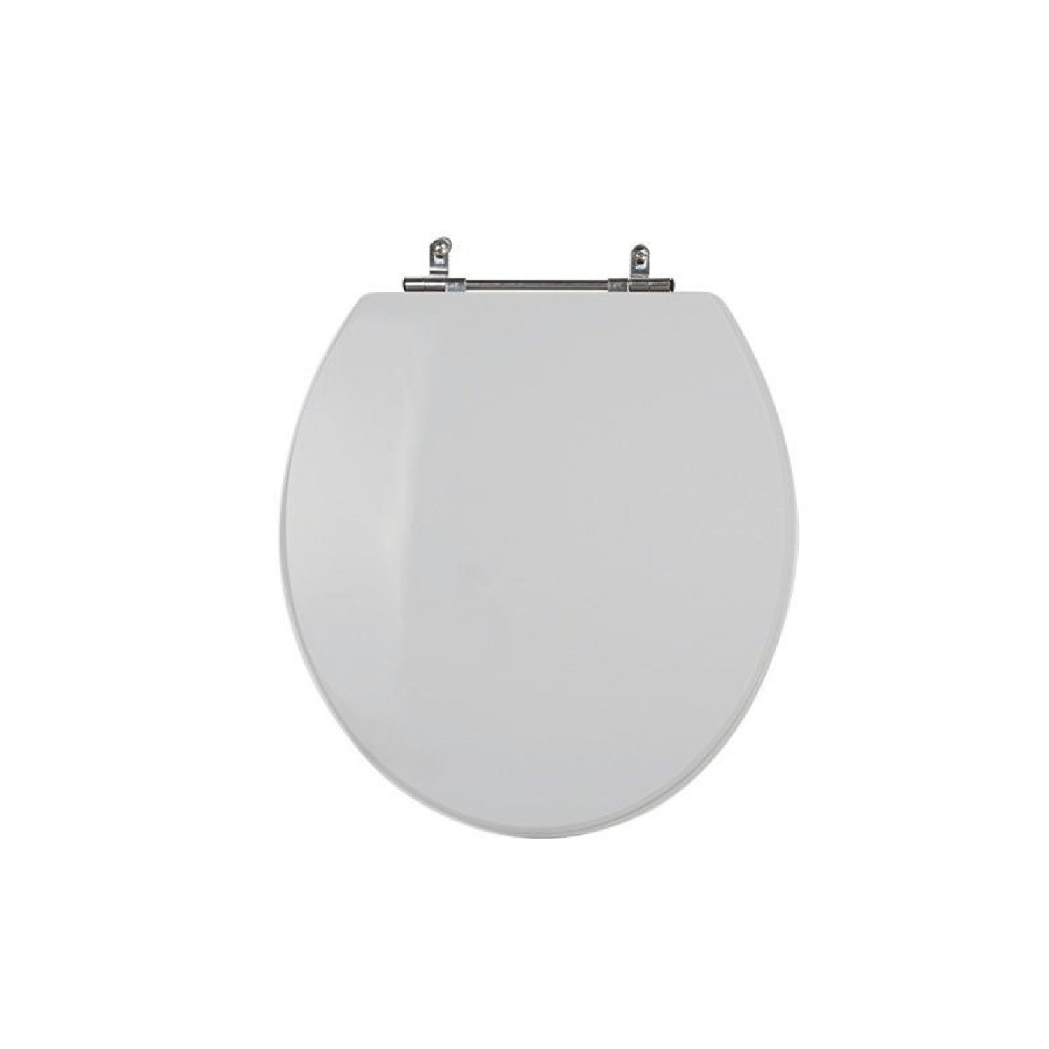 Assento Sanitário Poliéster Para Louça Azálea/standard/carina/flamingo/fiore/sabará Aço Sterling Silver