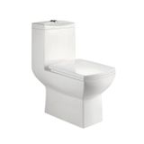 Vaso Sanitário Monobloco Assento Soft Close Adm750 Adamas Branco