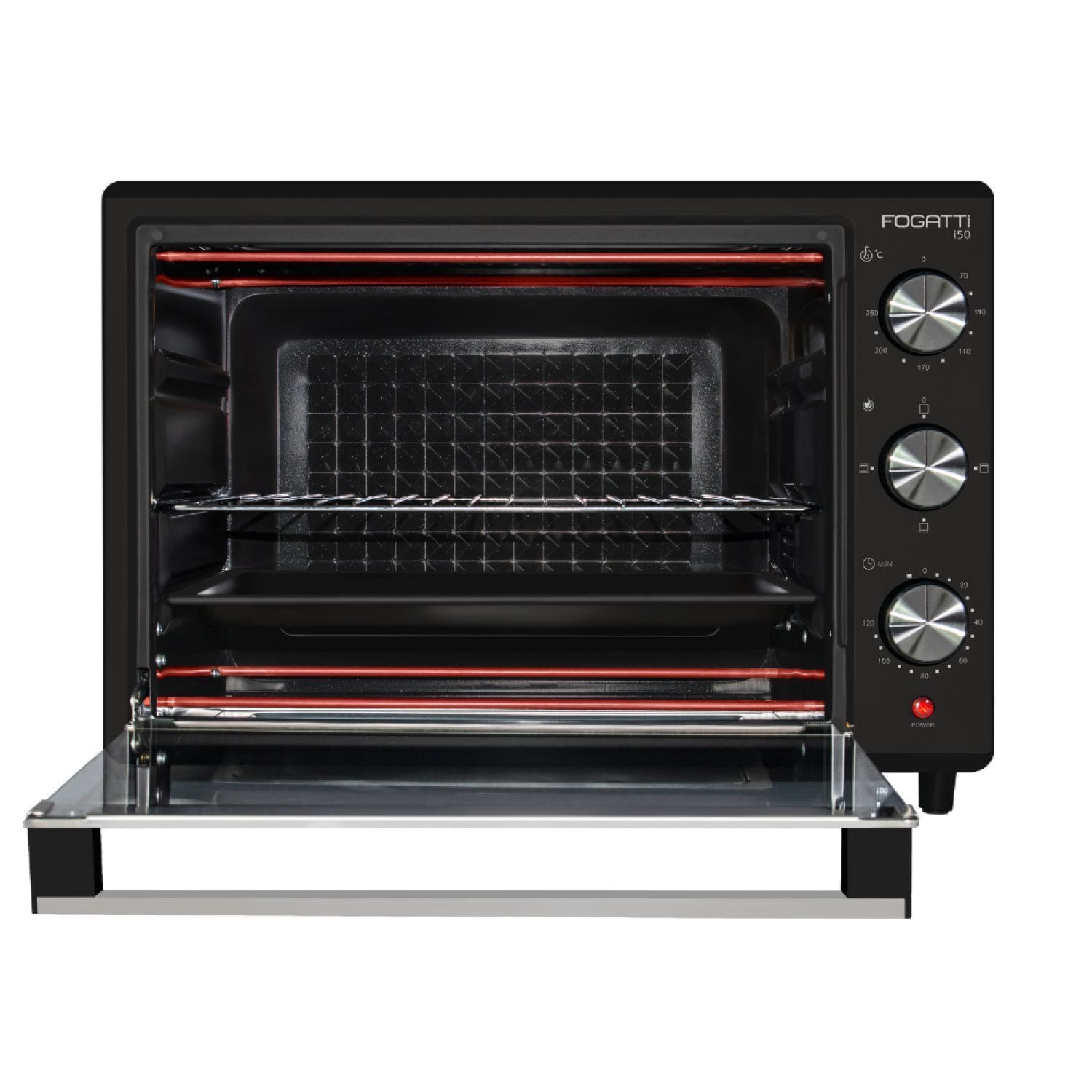 Forno Elétrico De Bancada 50l 220v I50 Fogatti Preto