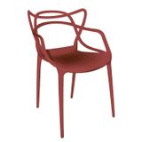Cadeira Para Sala De Estar Allegra Vermelho Falu