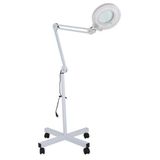 Lupa Estetica Luminaria Led Tripe Rodinhas Articulavel 110v