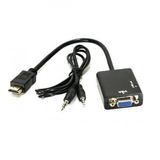 Cabo Adaptador Conversor Hdmi Para Vga - Preto